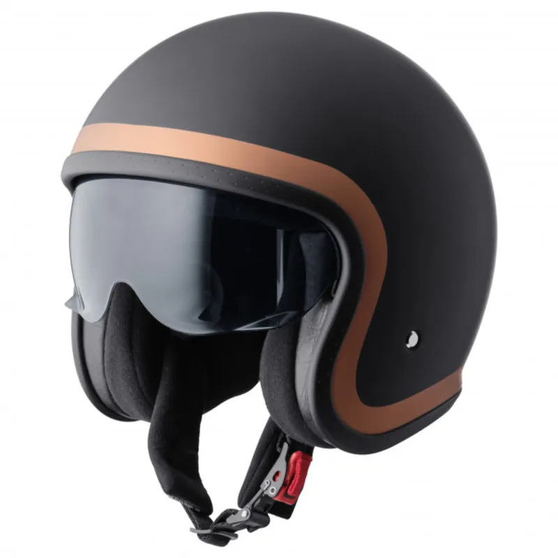 Cenový Hit Otevřená helma GMS RIDE ZG11702 matně černo-bronzová - Velikosti 2XL
