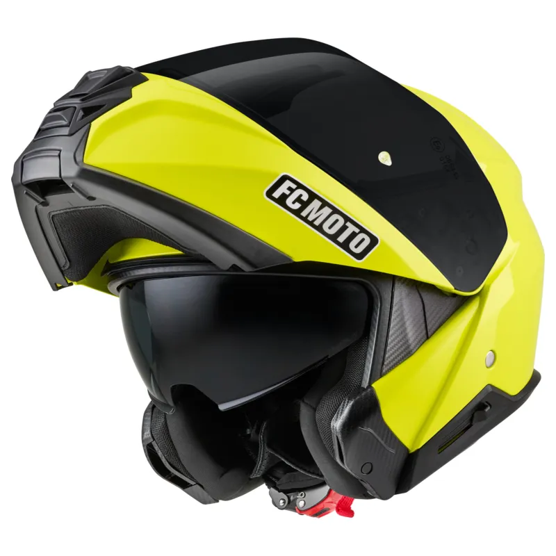 FC-Moto G-362S Sklápěcí helma neonově žlutá - XS (53/54) Nejlepší Cena
