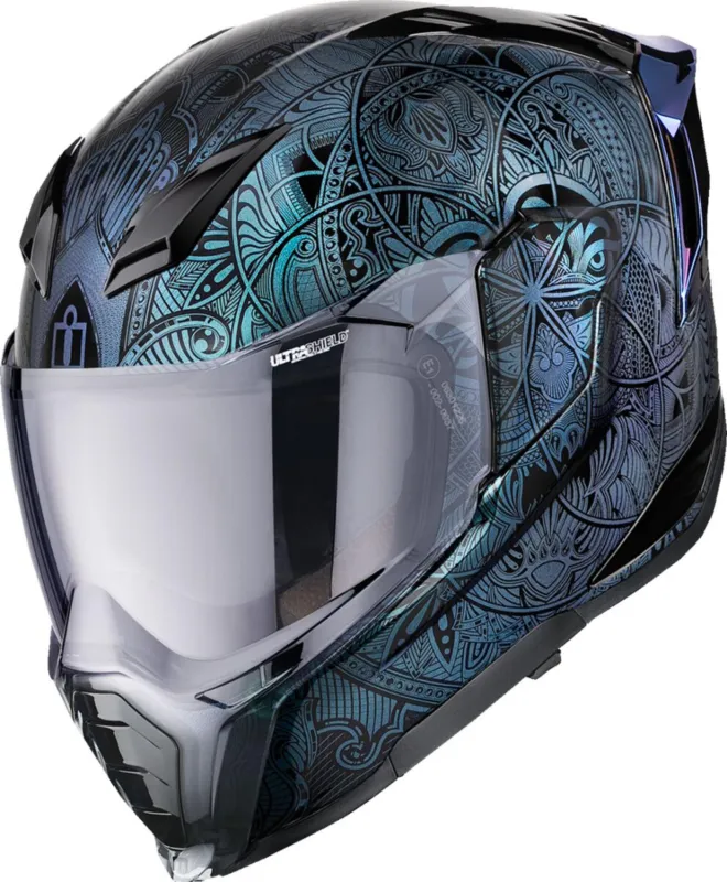 Cenový Hit Icon Ultraflite Opal Mandala Helma modrá - XS