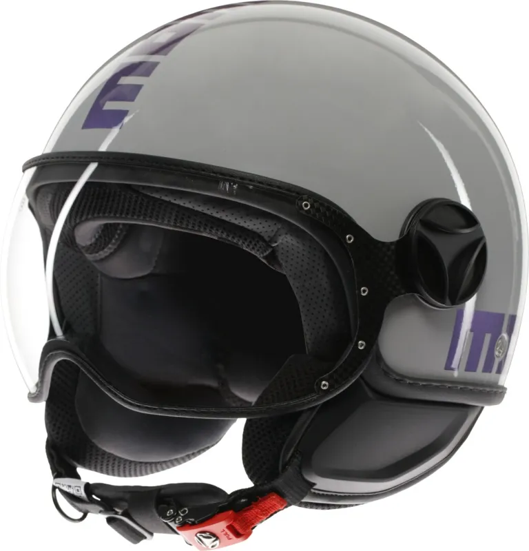 MOMO FGTR Classic Flip S26 Jet Helmet šedá/modrá - L (59/60) Akční Cena