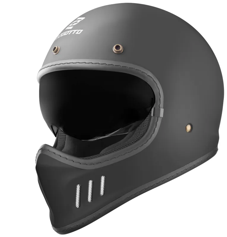 Nová Kolekce Bogotto FF980 Caferacer Cross Přilba Black Matt - 2XL
