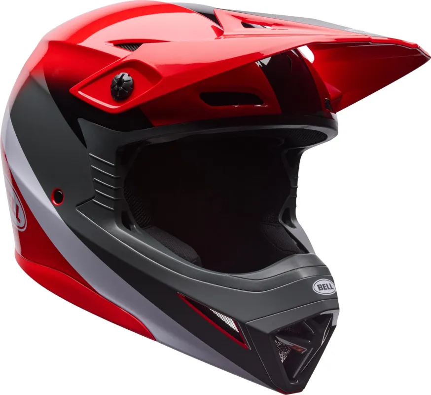 Akce Bell MX-10 MIPS Aviator Mládežnická motokrosová helma červená/černá - Y/M (51/52)