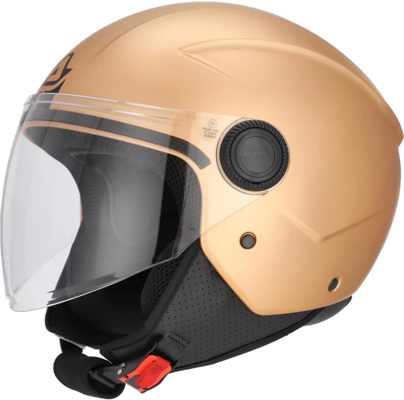Acerbis Jet Brezza Metallic Trysková přilba Bronzová matka - XS (53/54) Horká Nabídka