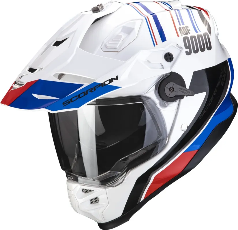 Scorpion ADF-9000 Air Desert Motokrosová přilba bílá/modrá/červená - XS (54) Víkendová Akce