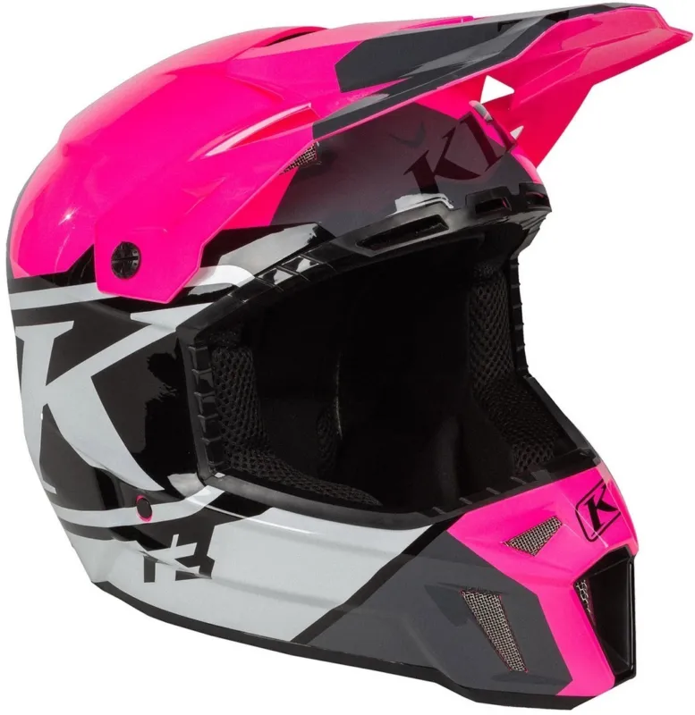 Klim F3 Disarray Motokrosová přilba Růžová/šedá - XL (60/61) Novinka