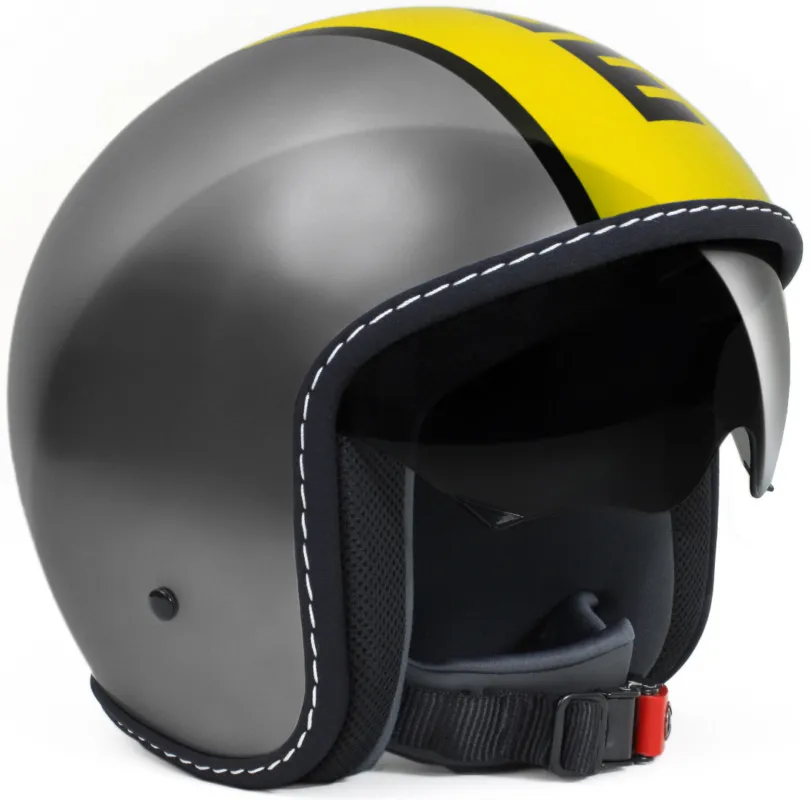 Aktuální MOMO Blade Glossy Yellow Jet Helmet - ML (58/59)
