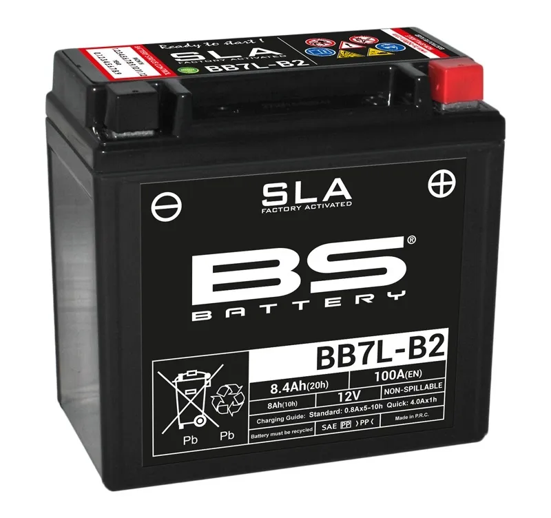 BS Battery Továrně aktivovaná bezúdržbová SLA baterie - BB7L-B2 - BS Battery Továrně aktivovaná bezúdržbová SLA baterie - BB7L-B2 ► koupit online na FC-Moto Pouze Dnes
