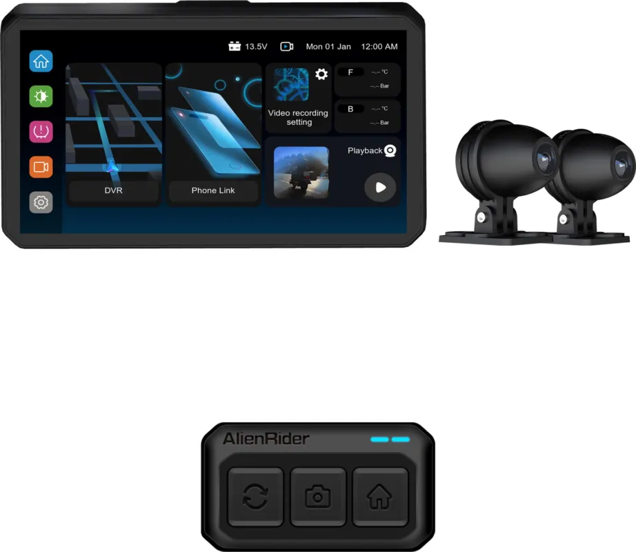 Novinka AlienRider M2-QR Bundle 5 BMW Multimediální systém motocyklů - AlienRider M2-QR Bundle 5 BMW Multimediální systém motocyklů ► koupit online na FC-Moto
