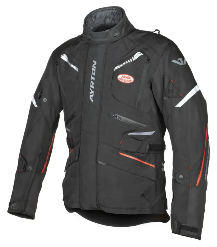 bunda Trail Jawa, AYRTON (černá/červená) 2026 - 4XL Aktuální