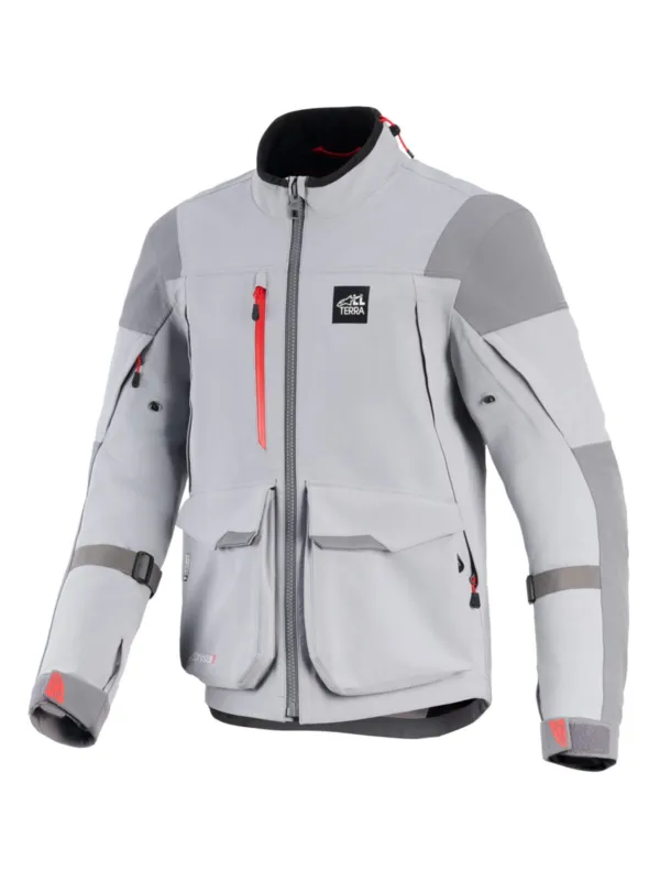 bunda MAXDURA DRYSTAR XF, ALPINESTARS (světle šedá/tmavě šedá) 2026 - XL Novinka