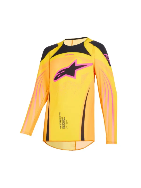 dres TECHSTAR NOMUR YOUTH, ALPINESTARS, dětské (oranžová/žlutá/růžová) 2026 - M Expresní Doručení