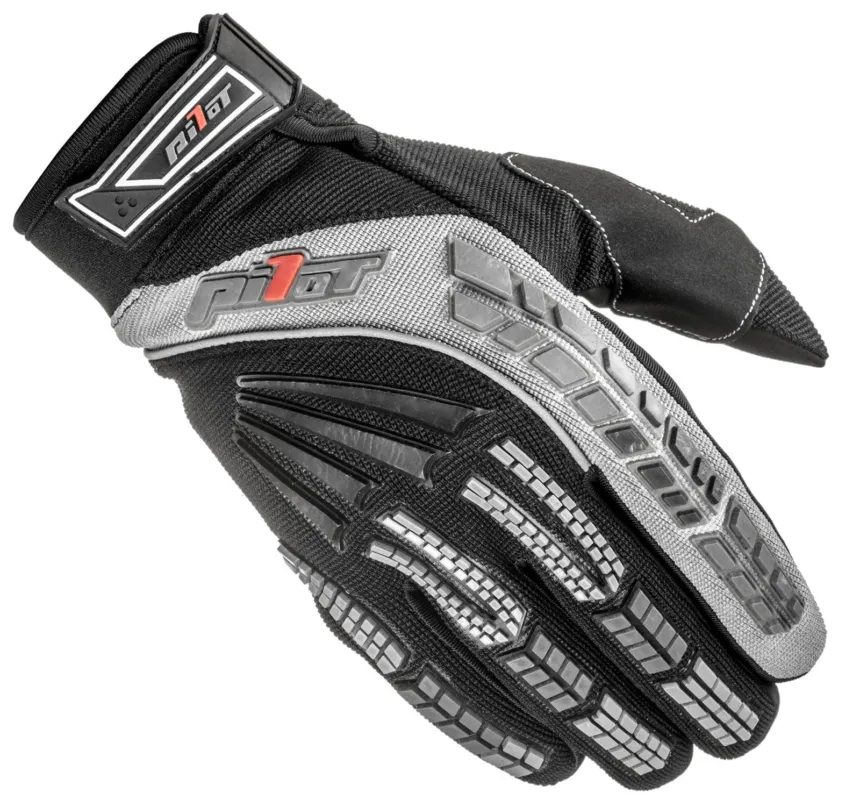 Expresní Doručení rukavice PIONEER, PILOT (černá/šedá) - XS