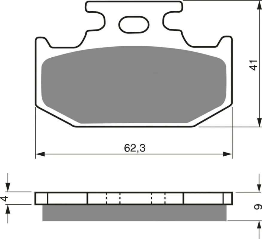 Aktuální Brzdové destičky GOLDFREN 001 S33 OFF-ROAD REAR