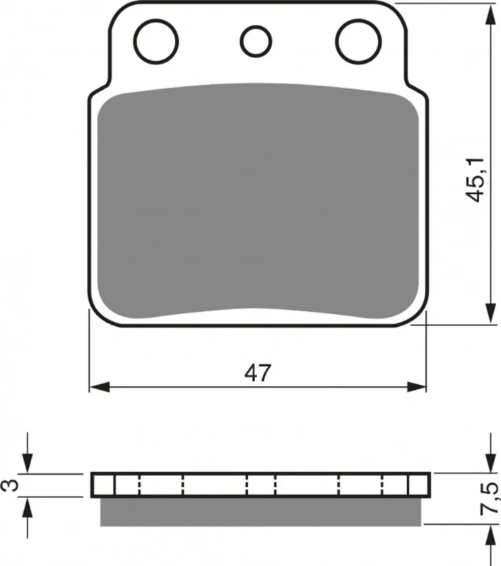 Brzdové destičky GOLDFREN 092 S33 OFF-ROAD REAR Výhodná Nabídka