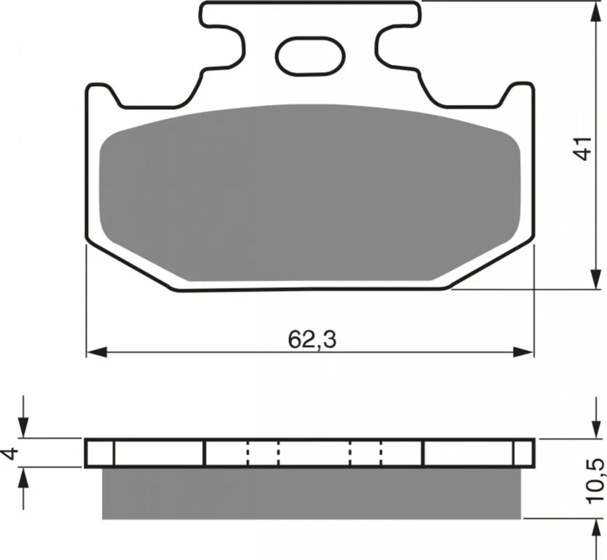 Brzdové destičky GOLDFREN 100 S33 OFF-ROAD REAR Koupit Online