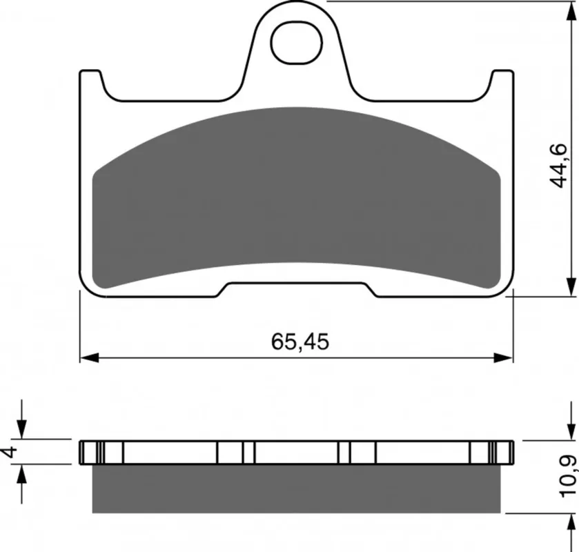 Akce Brzdové destičky GOLDFREN 281 S33 OFF-ROAD REAR