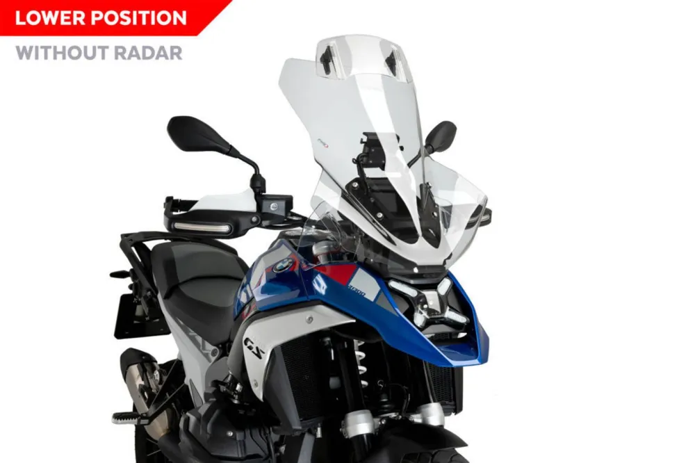 Nejlepší Volba Plexi štít PUIG TOURING WITH VISOR 21841W průhledná