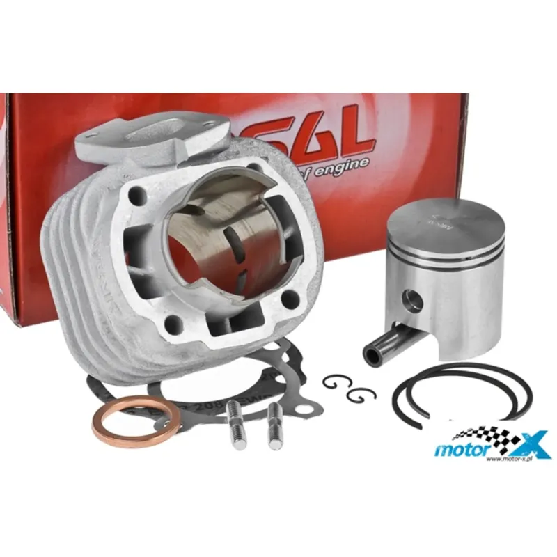 Kompletní válec 46.00mm 70cc čep 10mm nicasil Airsal Sport 1PE40QMB 2T Minarelli CY horiz. AC Top Prodej