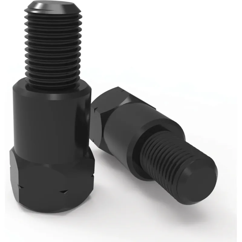 Adaptéry pro univerzální zrcátka 10-10 mm levý/pravý závit x1 pravý/pravý x1, 2 ks v sadě, Oxford Mirror Adaptors Oblíbený