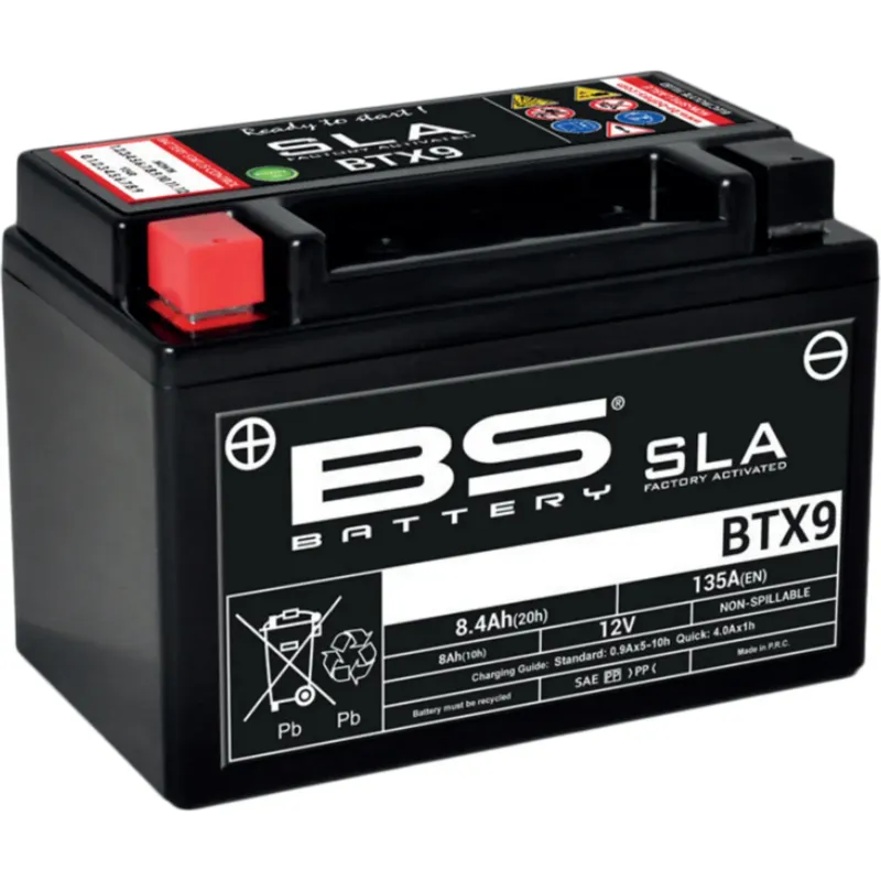 Pouze Dnes Bezúdržbová baterie BS Battery BTX9 (YTX9-BS) 12V 8Ah 150x87x105mm 135CCA
