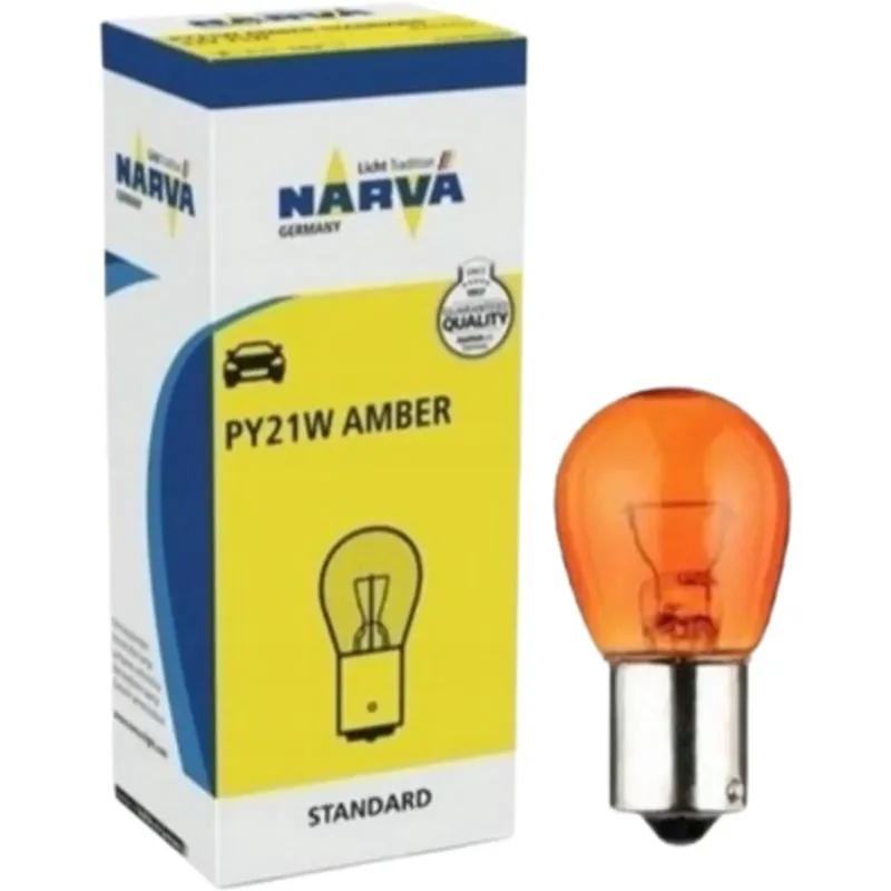 Žárovka PY21W BAU15S 12V 21W oranžová, Narva Cenový Hit