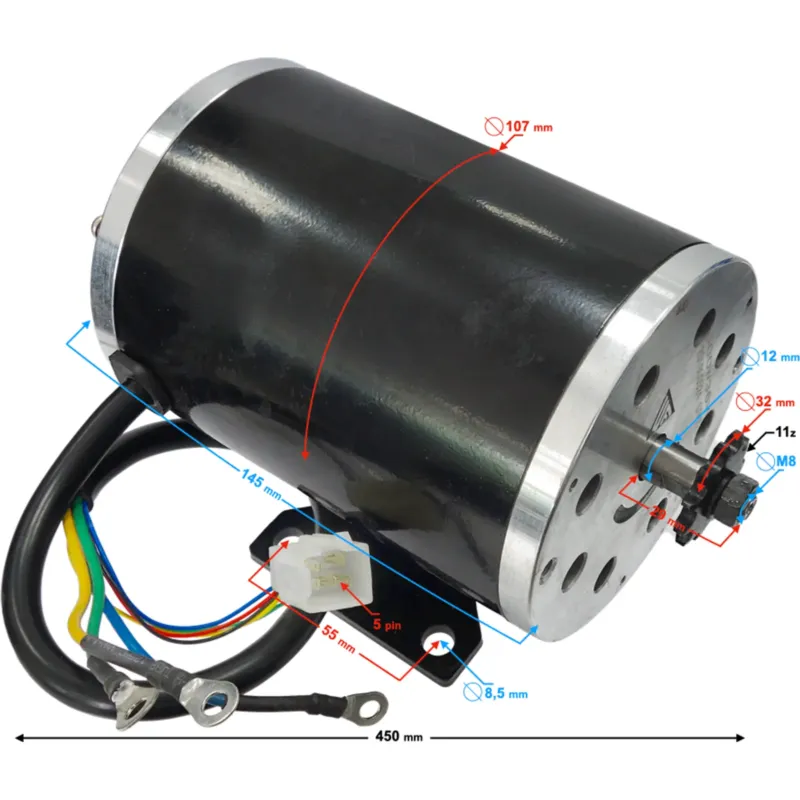 Aktuální Elektrický motor Barton E-Eagle KASS 500