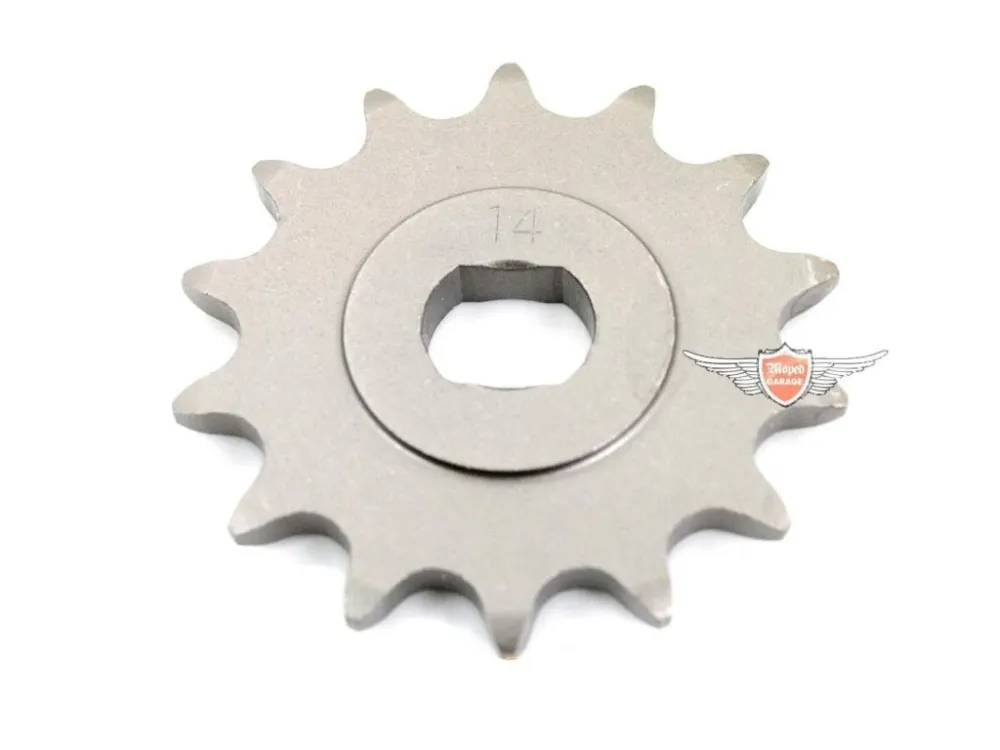 Zesílený pastorek 14 zubů pro Hercules Prima 1, 2, 3, 4, 5, 6, M, KTM, DKW 504, 505/1A, 505/1 BX, 505/IC, 506, MK, Sachs 50/3, 50/4 Tovární Cena