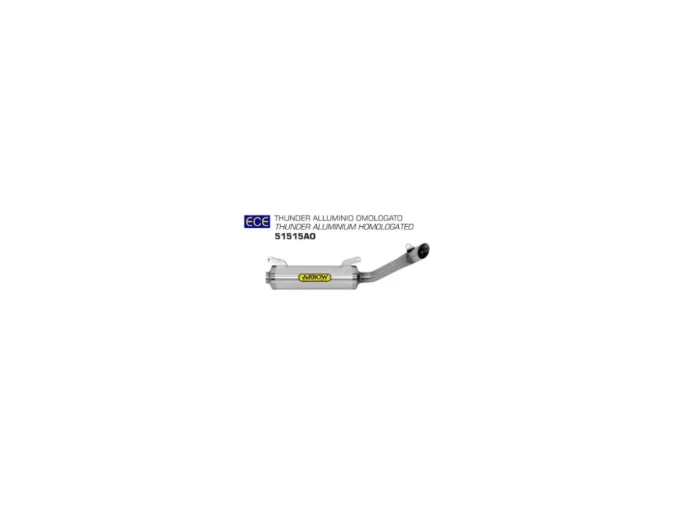 Koncovka výfuku ARROW Thunder Aprilia RS4 125 E4 17-20 Autentický