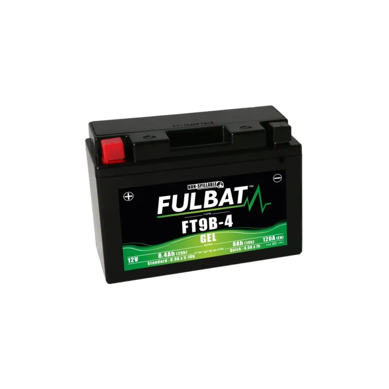 Bezúdržbová motocyklová baterie FULBAT FT9B-4 (YT9B-4) Výhodná Nabídka