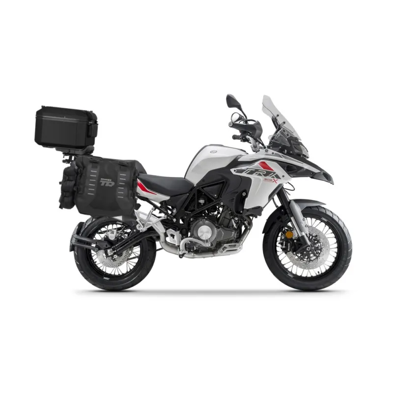 Kompletní sada sedlových brašen SHAD TERRA TR40 a hliníkového 55L vrchního kufru, včetně montážní sady SHAD BENELLI TRK 502X Cenová Bomba