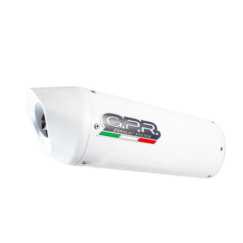 Výprodej Dual slip-on exhaust GPR ALBUS HU.26.CAT.ALB White glossy including removable db killers, link pipes and catalysts