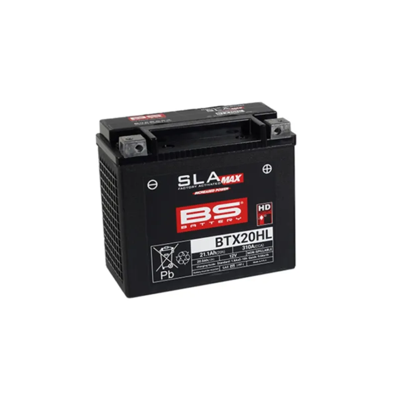 Speciální Cena Továrně aktivovaná motocyklová baterie BS-BATTERY BTX20HL (FA) (YTX20HL (FA)) SLA MAX